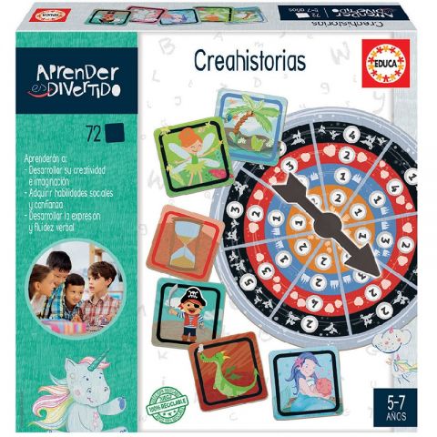 JUEGO APRENDER ES DIVIERTIDO: CREAHISTORIAS 18694 (EDUCA)