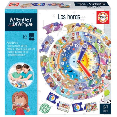 JUEGO APRENDER ES DIVIERTIDO: LAS HORAS 18698 (EDUCA)