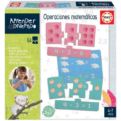 JUEGO APRENDER ES DIVIERTIDO: OPERACIONES MATEMÁTICAS 18699 (EDUCA)