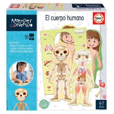 JUEGO APRENDER ES DIVIERTIDO: EL CUERPO HUMANO 18701 (EDUCA)