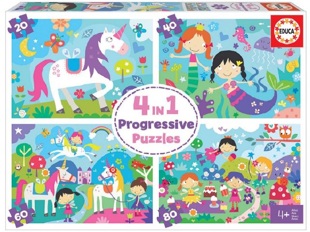 PUZZLE PROGRESIVOS MUNDO DE FANTASÍA 1895 (EDUCA)