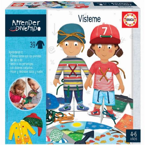 JUEGO APRENDER ES DIVERTIDO: VISTEME 19326 (EDUCA)