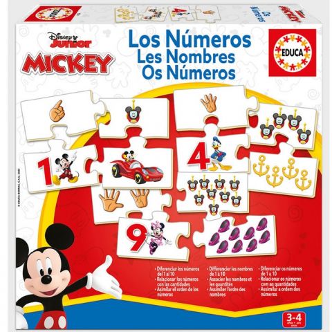 JUEGO APRENDO LOS NÚMEROS MICKEY AND FRIENDS 19327 (EDUCA)