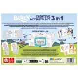 JUEGO SET 3 IN 1 BLUEY «CREATIVE ACTIVITY SET» 19887 (EDUCA)