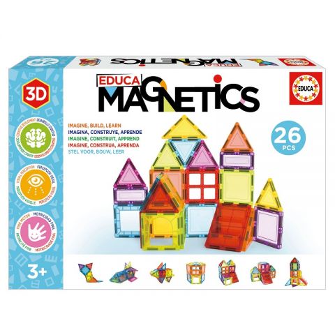JUEGO MAGNETICS 26 PIEZAS 20022 (EDUCA)