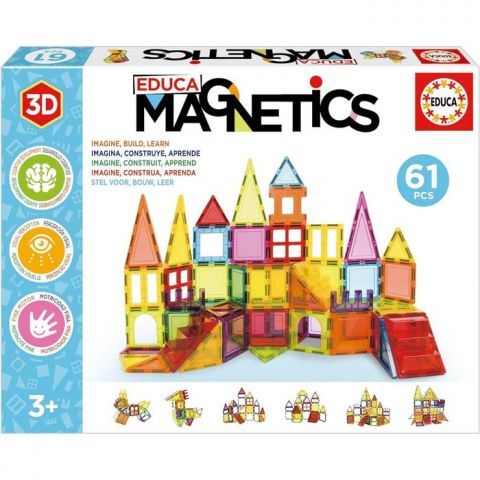JUEGO MAGNETICS 61 PIEZAS 20024 (EDUCA)