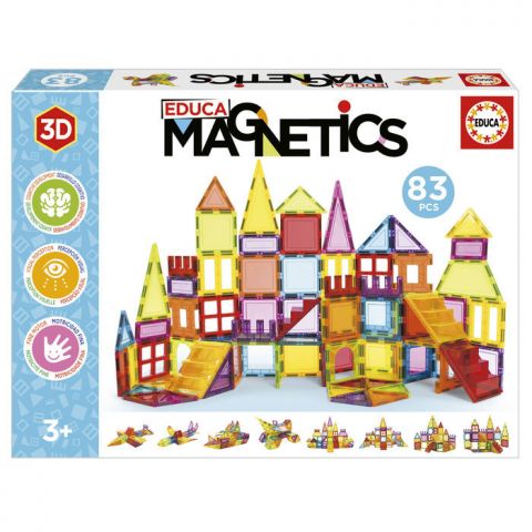 JUEGO MAGNETICS 83 PIEZAS 20025 (EDUCA)