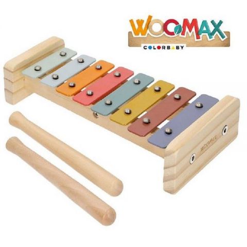 XILÓFONO DE MADERA 26 CM 12M+ 33057 (WOOMAX)
