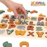 JUEGO PUZZLE ALFABETO MADERA 24M+ 33063 (WOOMAX)