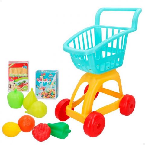 JUEGO CARRO SUPERMERCADO CON FRUTAS Y VERDURAS 43278 (COLORBABY)