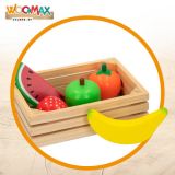 JUEGO SET 2 CAJAS MADERA COMIDAS 46471 (WOOMAX)