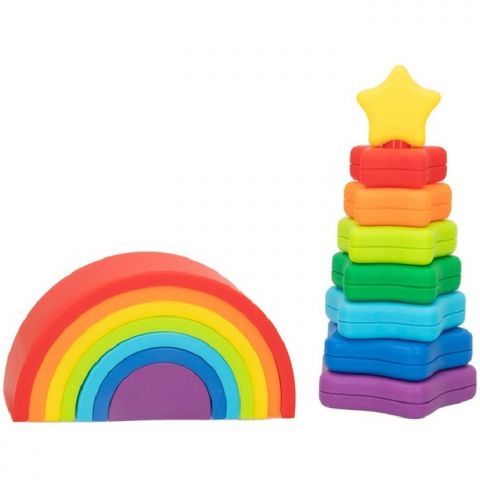 C'BABYSET TORRE APILABLE ESTRELLA + ARCOÍRIS 47391 (COLORBABY)