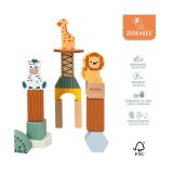 JUEGO SET ANIMALES SELVA 28 PIEZAS 47575 (WOOMAX)