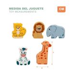 JUEGO SET ANIMALES SELVA 28 PIEZAS 47575 (WOOMAX)