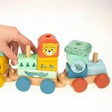 TREN MADERA ANIMALES  ZOOKABEE (WOOMAX)
