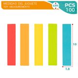 JUEGO 100 BLOQUES DE MADERA COLORES 49326 (WOOMAX)