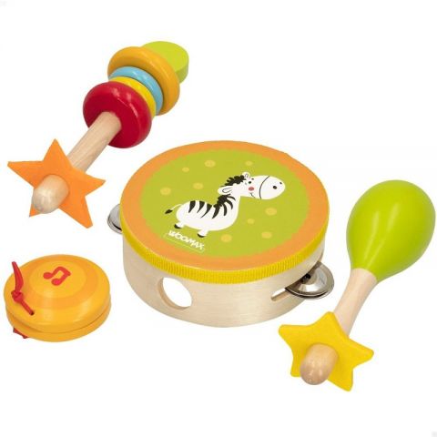 JUEGO SET INSTRUMENTOS MUSICALES MADERA 49361 (WOOMAX)