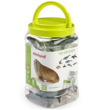 JUEGO 8 ANIMALES MARINOS 27460 (MINILAND)