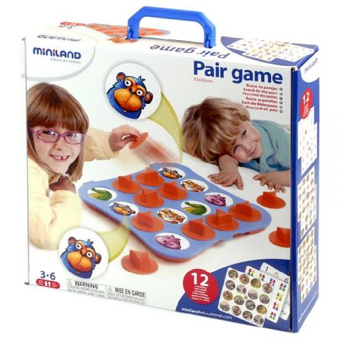 JUEGO PAIR GAME PRIMEROS APREDIZAJES 31820 (MINILAND)