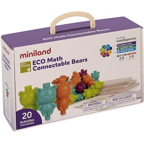 JUEGO MATEMÁTICO Y RAZONAMIENTO ECO COLOR BEARS 32149 (MINILAND)