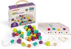 JUEGO DE ENSARTAR 36 PIEZAS ECO ACTIVITY SHAPES 32257 (MINILAND)
