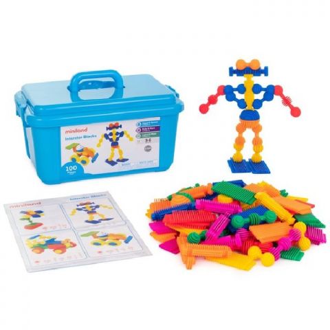 JUEGO DE CONSTRUCCIÓN INTERSTAR BLOCKS 100 PIEZAS 94039 (MINILAND)