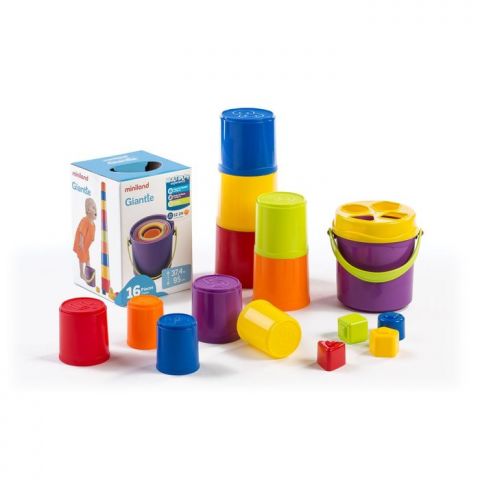 JUEGO CUBOS APILABLES GIGANTE 97211 (MINILAND)