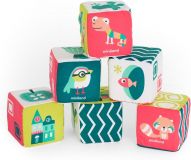 JUEGO DE 6 CUBOS SONAJEROS BLANDITOS 97320(MINILAND)