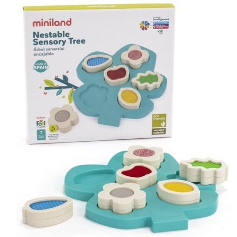 JUEGO ÁRBOL SENSORIAL ENCAJABLE 97344 (MINILAND)