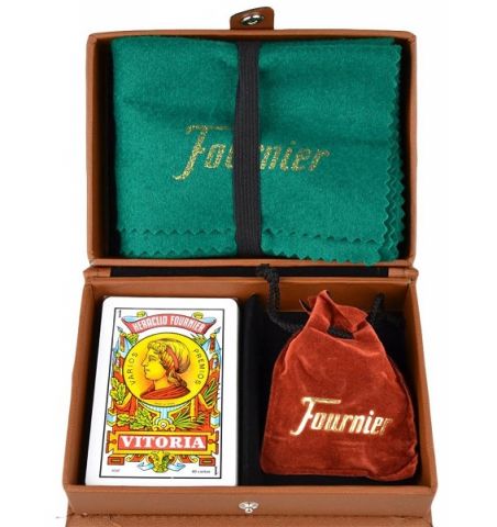ESTUCHE POLIPIEL JUEGO MUS Y TAPETE 10023417 (FOURNIER)