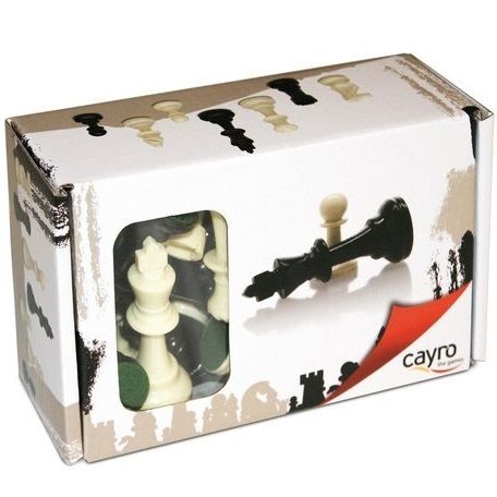 JUEGO AJEDREZ PIEZAS PLÁSTICO Nº3 C/PLASTIC 090 (CAYRO)