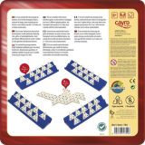 JUEGO DE MESA DOMINÓ TRIÁNGULAR METAL BOX (CAYRO)