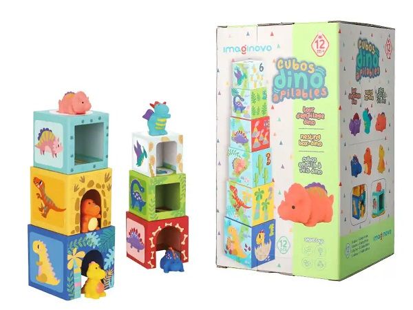 JUEGO INFANTIL CUBOS APILABLES TF192 (IMAGINOVO)