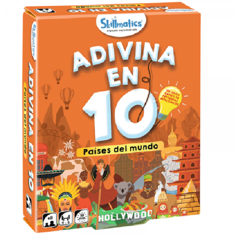 JUEGO ¡ADIVINA EN 10!: PAÍSES DEL MUNDO SKILL197SGCW (LÚDILO)