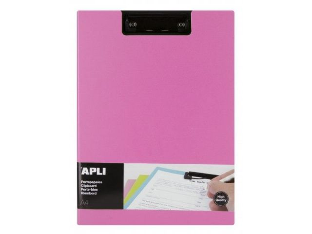 APLI PORTADOCUMENTOS PP C/S PREMIUM  A4 ROSA 17208