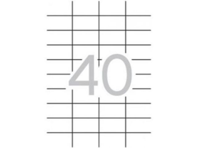 C.100H A4  ETIQUETAS 52,5X29,7MM (40)