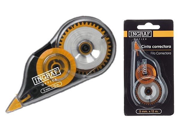 INGRAF CORRECTOR CINTA OFFICE CLUB 5mm x 12mt. 320083