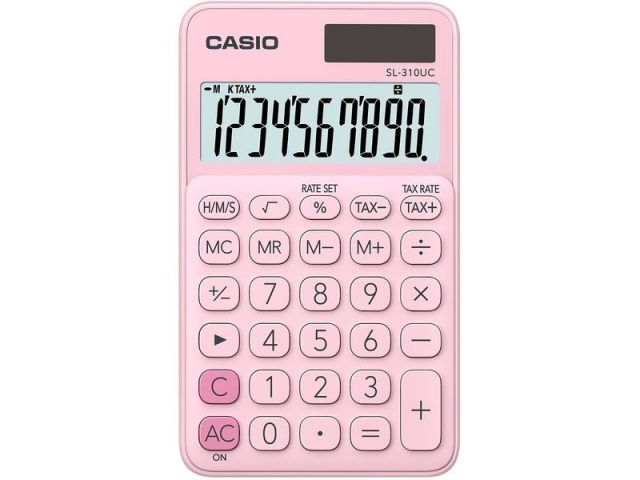 CALCULADORA MANO CASIO ROSA SL-310UC-PK