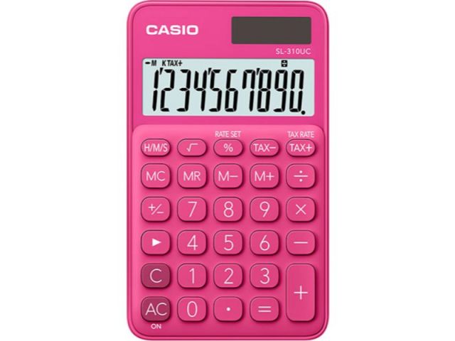 CALCULADORA MANO CASIO FUSIA SL-310UC-RD