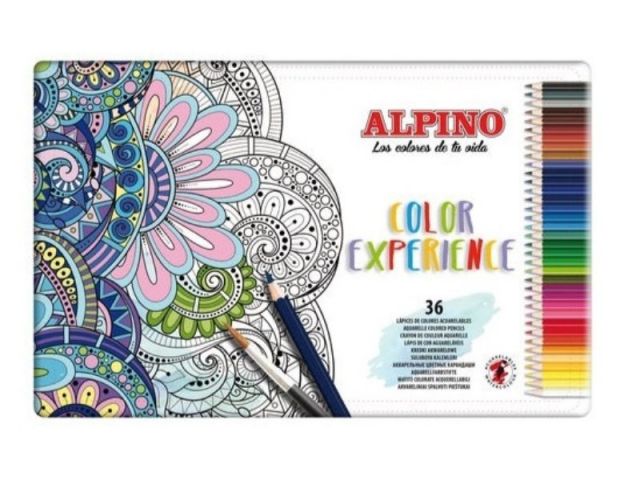 ALPINO ESTUCHE 36 LÁPICES ACUAREABLES COLOUR EXPER