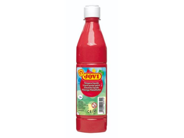 JOVI TEMPERA LÍQUIDA ROJO BERMELLÓN 500ML 50607