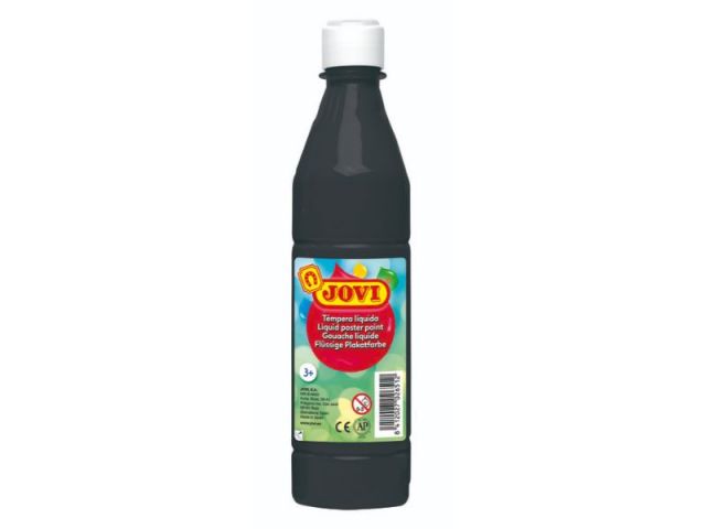 JOVI TEMPERA LÍQUIDA NEGRO 500ML 50630