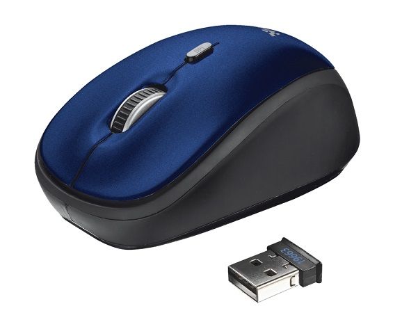 TRUST YVI RATON INALAMBRICO USB AZUL 19663