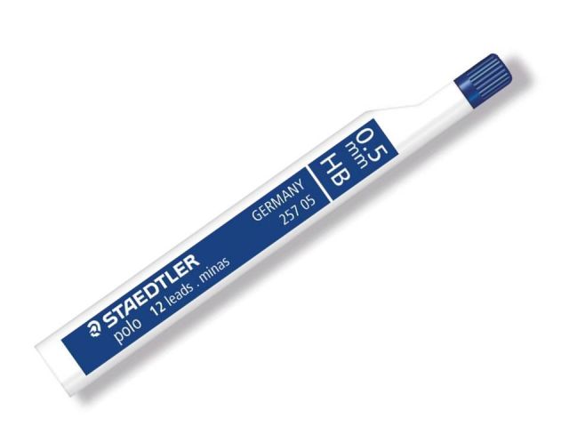 STAEDLER EST 12 MINAS POLO 0,5MM.HB 25705-HB