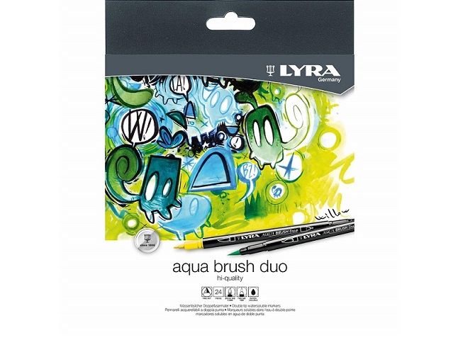 LYRA 24 ROTULADORES AQUA BRUSH DUO 6521240