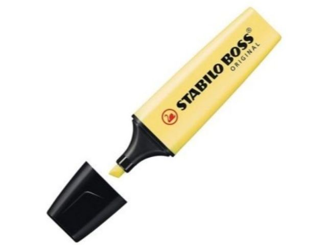 STABILO BOSS MARCADOR PASTEL AMARILLO 70/144