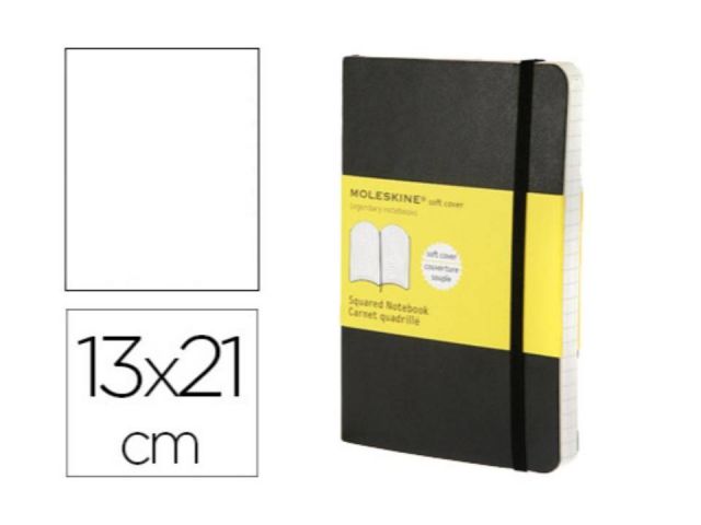 MOLESKINE CUAD T.BLANDA LUSO 13X21 QP618