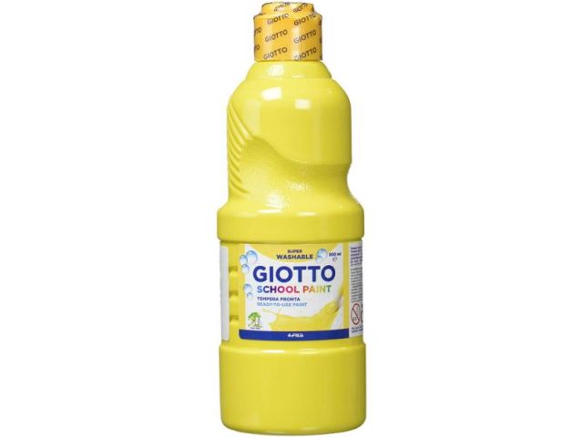 GIOTTO TÉMPERA LAVABLE AMARILLO 500ML 535302