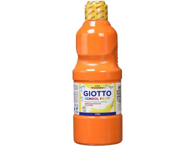 GIOTTO TÉMPERA LAVABLE NARANJA 500ML 535305