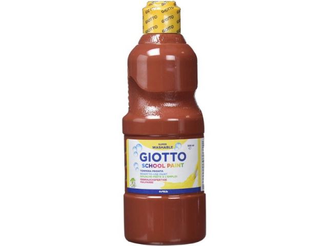 GIOTTO TÉMPERA LAVABLE MARRÓN 500ML 535328